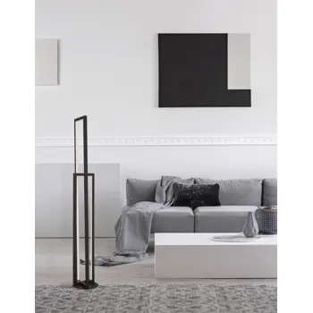 ZESIRO STAJAĆA LAMPA  LED 28W/3000K/1950lm/DIMM/IP20/CRNA