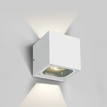 ZIDNA LAMPA LED 2X6W WW IP65 230V BIJELA