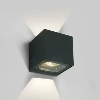 ZIDNA LAMPA LED 2x6W/3000K/1000lm/IP65 230V ANTRACIT