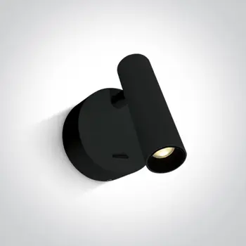ZIDNA LAMPA LED 3W WW IP20 230V CRNA