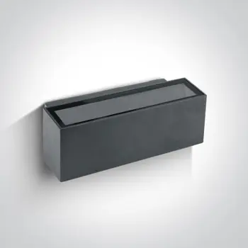ZIDNA LED SVJETILJKA 2x6W/3000K/2x420lm/230V/IP54 ANTRACIT