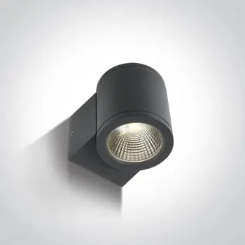 ZIDNA LED SVJETILJKA 6W/3000K/230V/IP54 ANTRACIT