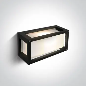 ZIDNA SVJETILJKA 1×E27/15W/240V IP54 CRNA