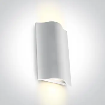 ZIDNA SVJETILJKA 2X6W/2X400LM/3000K BIJELA