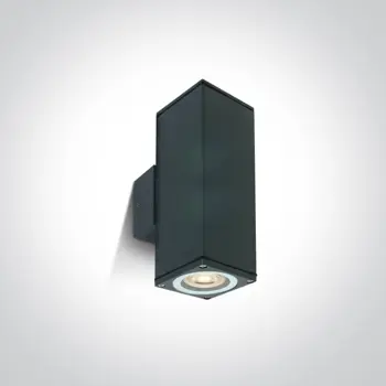 ZIDNA SVJETILJKA 2XGU-10 MR16/10W/230V IP54 ANTRACIT