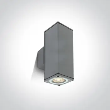 ZIDNA SVJETILJKA 2xGU10 10w IP54 100-240V SIVA