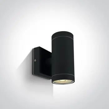 ZIDNA SVJETILJKA 2×GU10/35W/230V IP54 CRNA