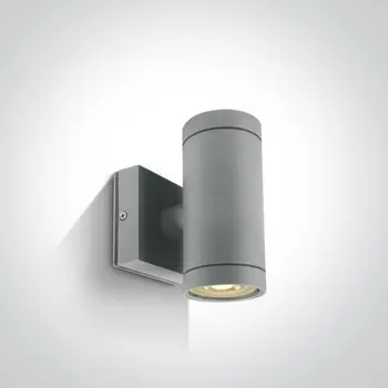 ZIDNA SVJETILJKA 2×GU10/35W/230V IP54 SIVA