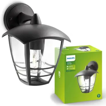 CREEK PHILIPS vanjski LED fenjer crni 1X60W 230V DOWN