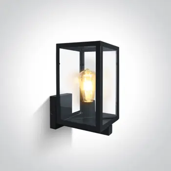 ZIDNA SVJETILJKA E27 40W IP43 CRNA