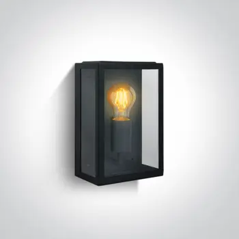 ZIDNA SVJETILJKA E27 40W IP43 CRNA