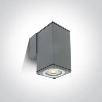 ZIDNA SVJETILJKA GU10 10w IP54 100-240V SIVA