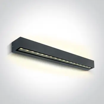 ZIDNA SVJETILJKA LED 2x13W WW IP65 230V ANTRACIT