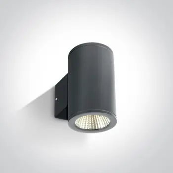 ZIDNA SVJETILJKA LED 2x6W WW IP54 230V ANTRACIT