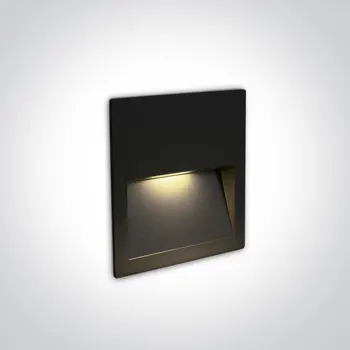 ZIDNA SVJETILJKA LED 3W/3000K IP65 CRNA