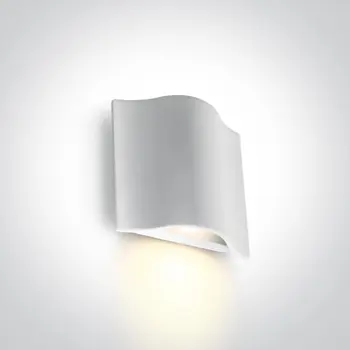 ZIDNA SVJETILJKA LED 6W/400LM/3000K IP 54 BIJELA