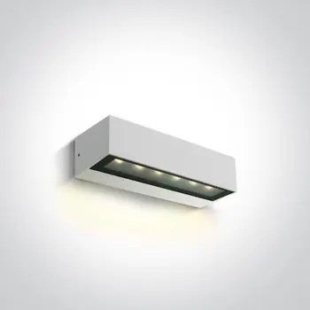 ZIDNA SVJETILJKA LED 8W WW IP65 230V BIJELA