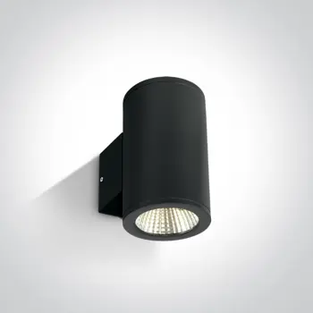 ZIDNA SVJETILJKA LED/12×1W/3000K/240V IP54 CRNA
