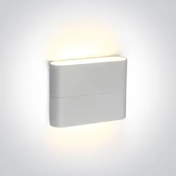 ZIDNA SVJETILJKA LED/2x3W/3000K/2x210lm/230V/IP54 BIJELA