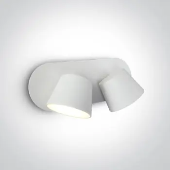 ZIDNA SVJETILJKA LED/2X6W/3000K/2X500lm/BIJELA