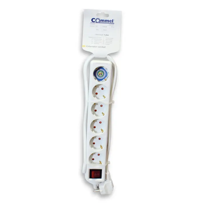 0838 PRODUŽNI KABEL 6xUTIČNA MJESTA/1,5M S PREKIDAČEM