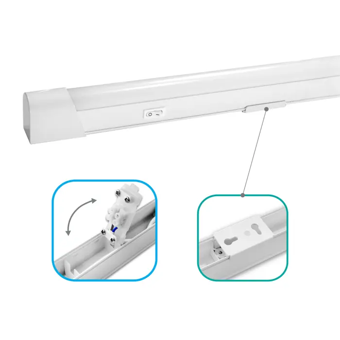 406-224 LED SVJETILJKA SA PREKIDAČEM 20W/2400lm/4000K/IP20