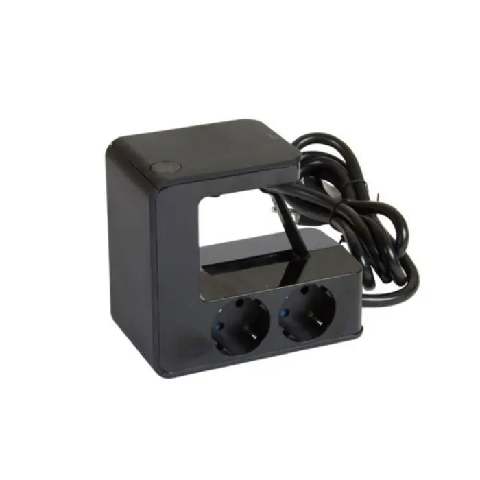 694812 U POWER PRODUŽNI KABEL 4xŠUKO/16A/MAX 3680W+2xUSB CRNI
