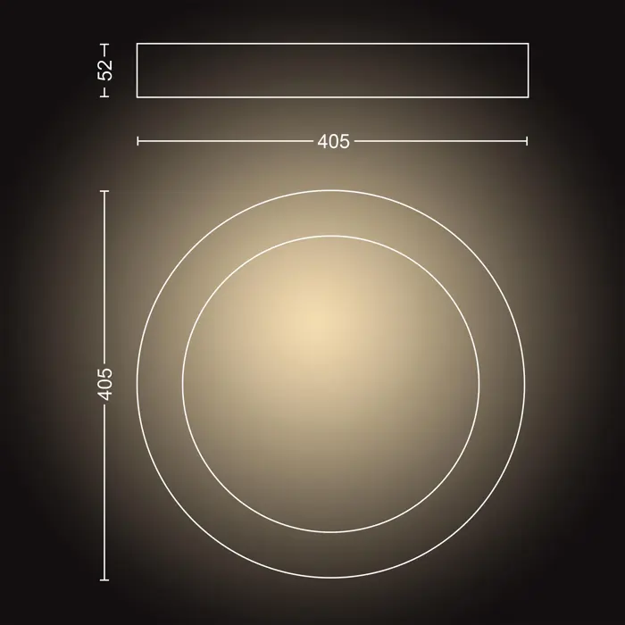 Adore PHILIPS HUE UGRADBENA SVJETILJKA 1x27W 24V
