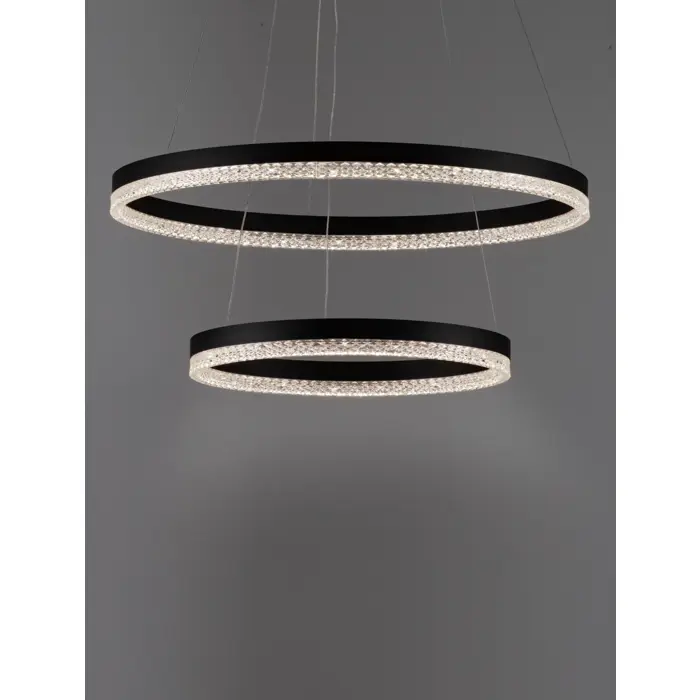 ADRIA VISILICA LED 52W/3000K/5684lm/DIMM/IP20/CRNA