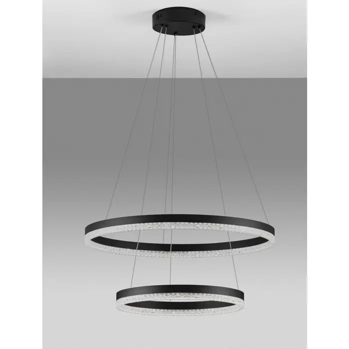 ADRIA VISILICA LED 52W/3000K/5684lm/DIMM/IP20/CRNA