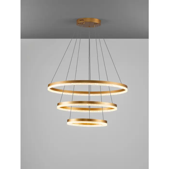 ADRIA VISILICA LED 97W/3000K/9453lm/DIMM/IP20/MESING ZLATNA