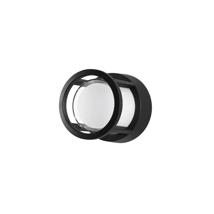 AGOSTO VANJSKA ZIDNA SVJETILJKA LED 6W/3000K/420lm/IP54/CRNA