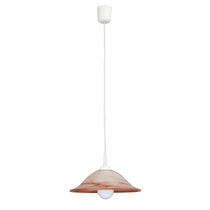 ALABASTRO VISILICA E27 1X MAX 60/TOBACCO ALABASTER STAKLO/IP20