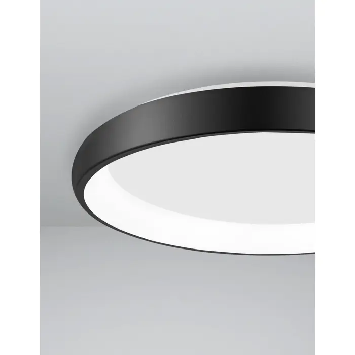 ALBI PLAFONSKA SVJETILJKA LED 50W/3000K/2876lm/DIMM/IP20/CRNA