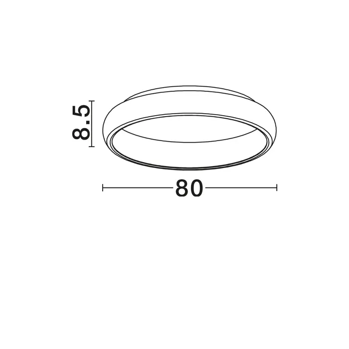 ALBI PLAFONSKA SVJETILJKA LED 96W/3000K/6068lm/DIMM/IP20/BIJELA