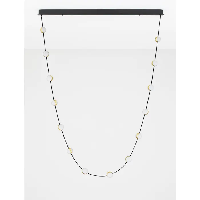 ALCINOE VISILICA LED/3000K/46W/3661Lm/CRNA & GOLD