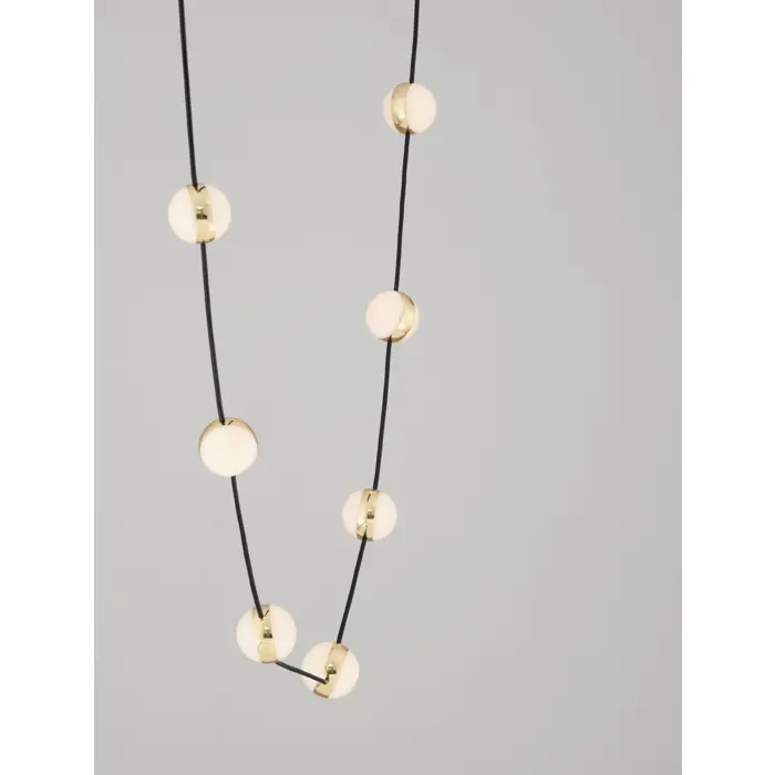 ALCINOE VISILICA LED/3000K/46W/3661Lm/CRNA & GOLD