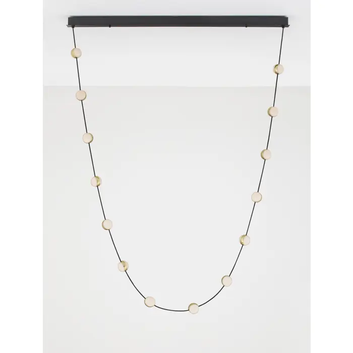 ALCINOE VISILICA LED/3000K/46W/3661Lm/CRNA & GOLD