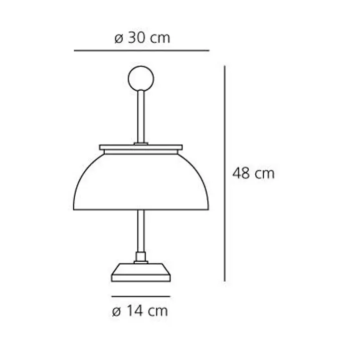 ALFA STOLNA LAMPA BIJELA E14 6W 0026010A