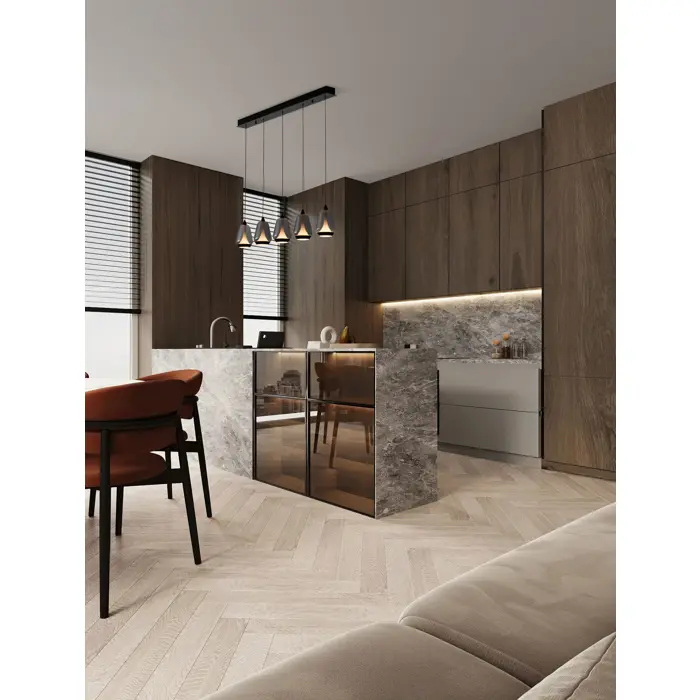 ALISH LED VISILICA CRNA 37W IP20 3000K TRIAC PRIGUŠLJIVA