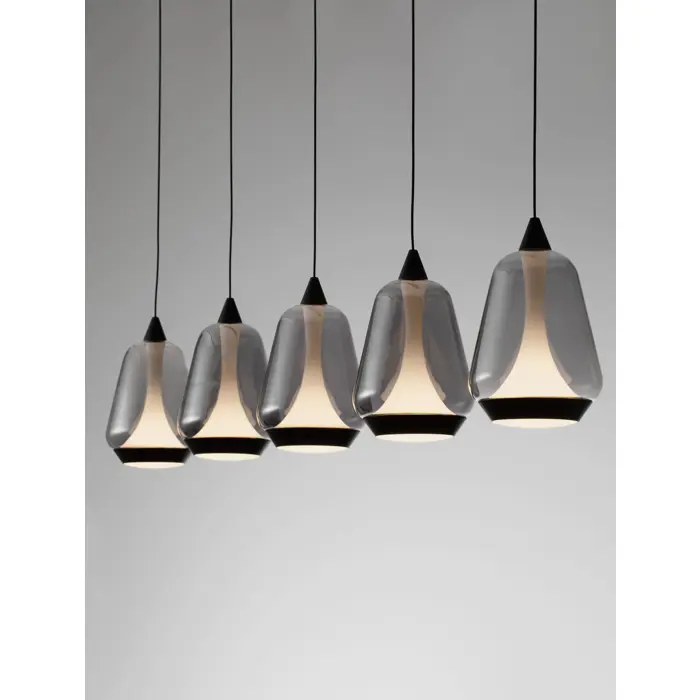 ALISH LED VISILICA CRNA 37W IP20 3000K TRIAC PRIGUŠLJIVA