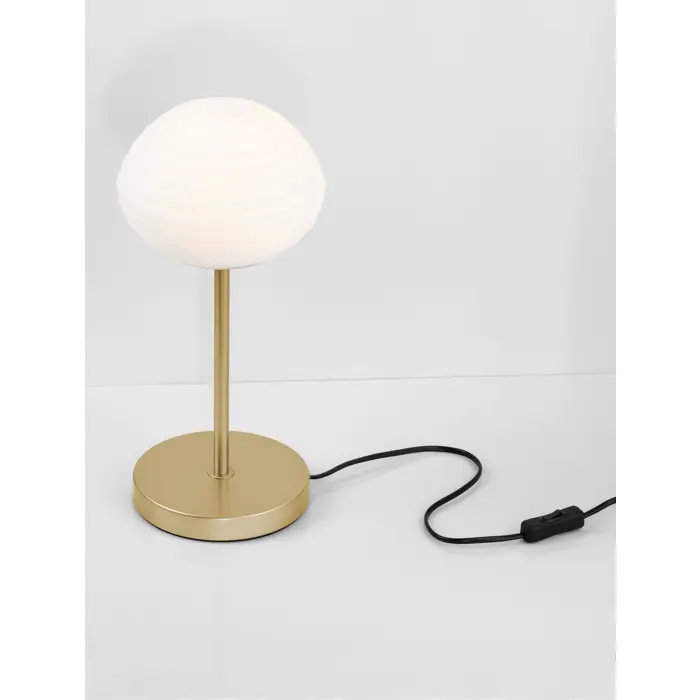 ALLEN STOLNA LAMPA E14 /IP20/MATT ZLATNA