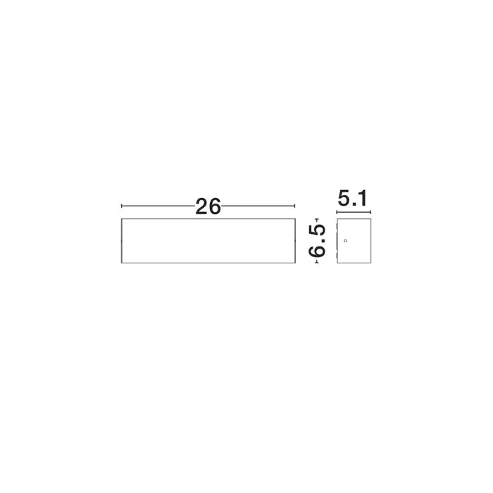 ALLURE VANJSKA ZIDNA LED SVJETILJKA 22Watt 1723Lm IP65 3000K CRNA