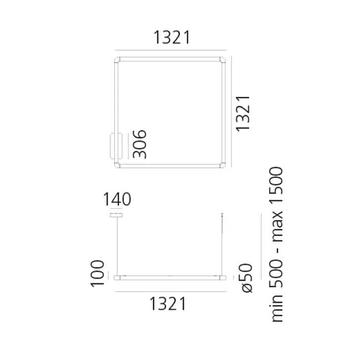 ALPHABET OF LIGHT 120 VISILICA LED 3000K BIJELA