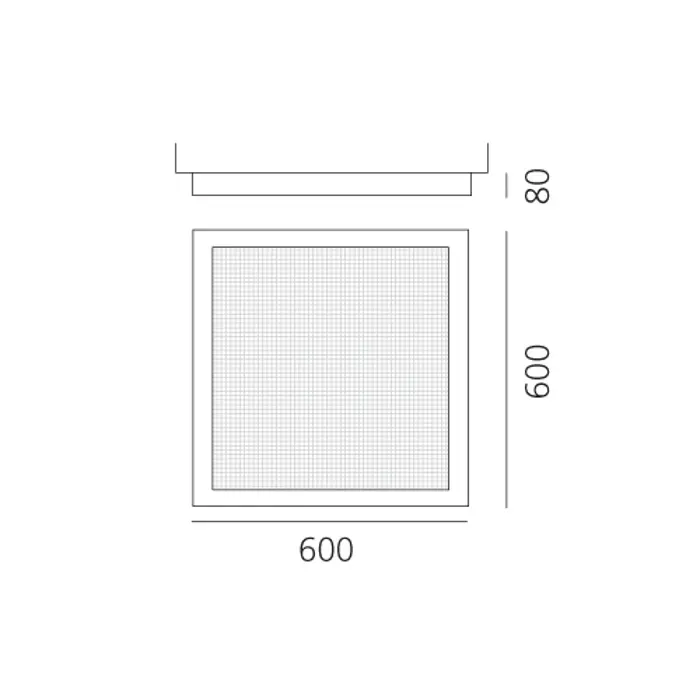 ALTROVE 600 LED ZIDNA/STROPNA SVJETILJKA 76W 3000K 3822lm