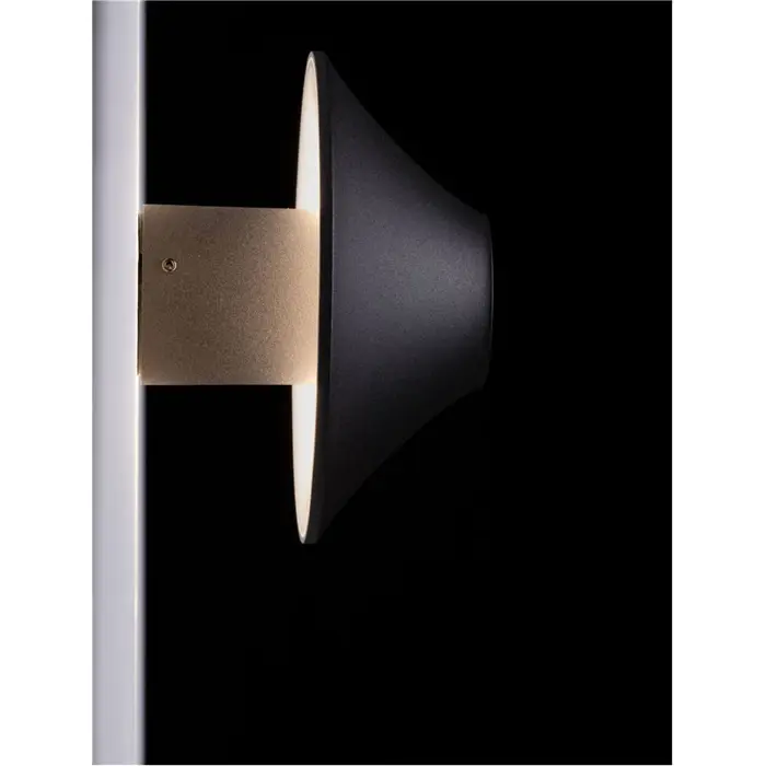 ALUX VANJSKA ZIDNA LED SVJETILJKA 11Watt 993Lm IP54 3000K CRNA