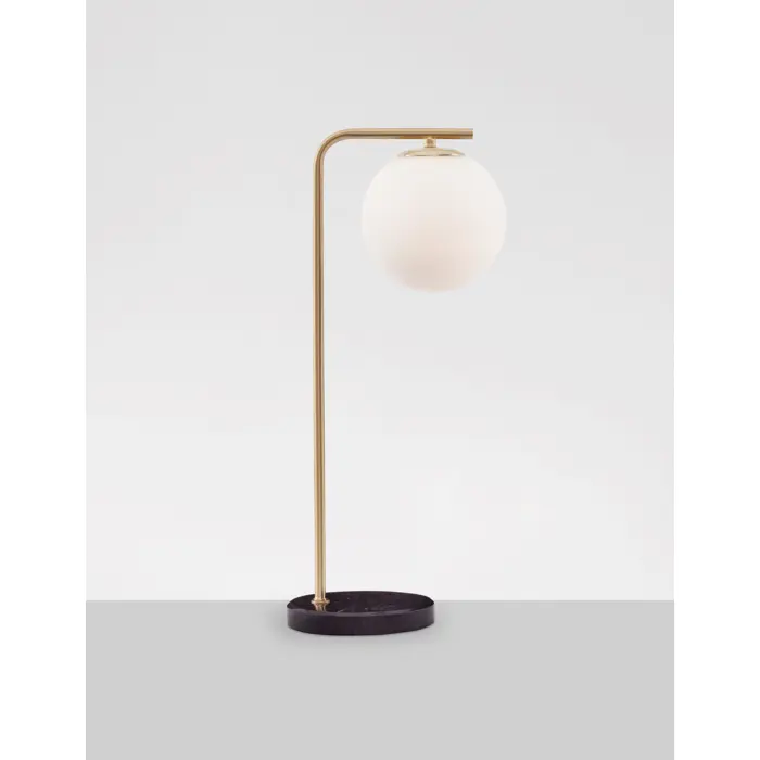 ALVAREZ STOLNA LAMPA E14 /IP20/ZLATNA & CRNA