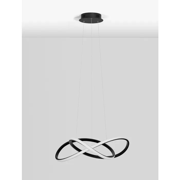 AMARA VISILICA LED 28W/3000K/1600lm/IP20/CRNA