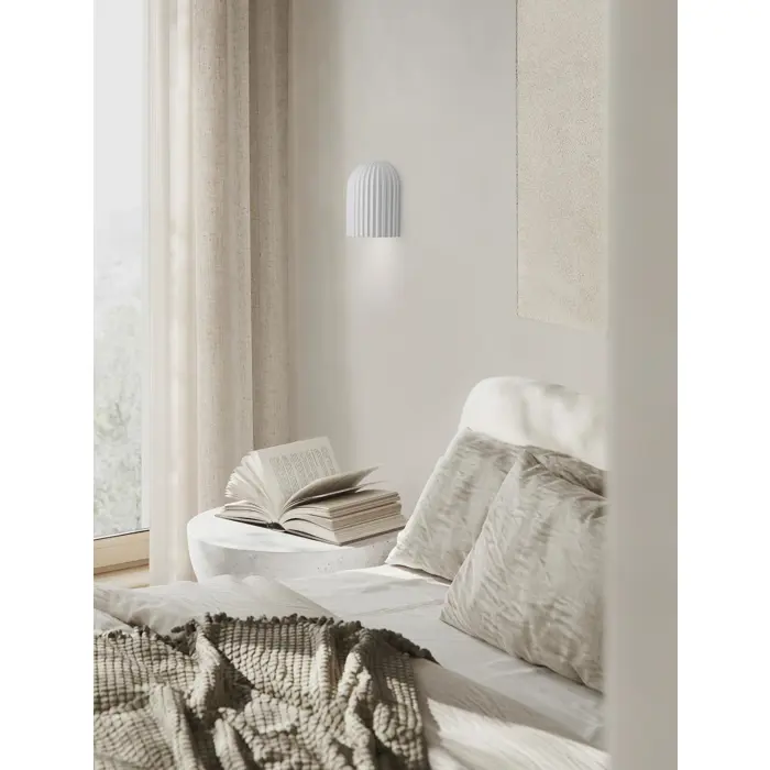 AMMOS ZIDNA LAMPA BIJELA GU10 1x10W IP20
