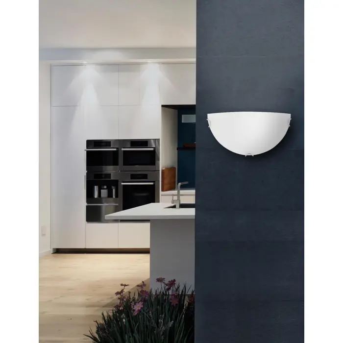 ANCO ZIDNA LAMPA E27 IP20/KROM/BIJELA
